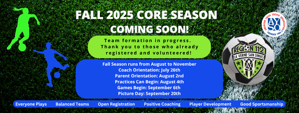 2025 Fall Season Coming Soon!